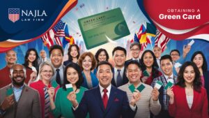 a photo for obtaining green card from Najla law service