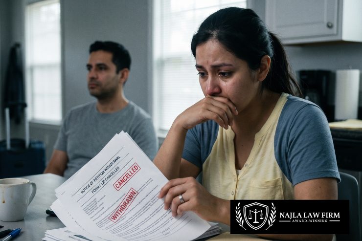 spouse canceled immigration petition