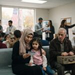Najla Law Firm office consultation discussing U.S. refugee admissions and immigration guidelines
